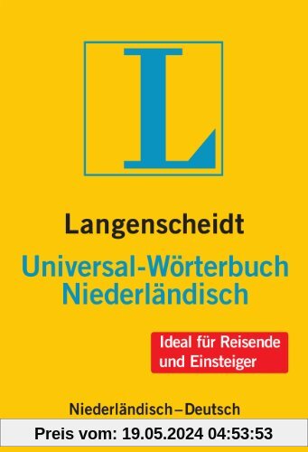 Langenscheidt Universal-Wörterbuch Niederländisch: Niederländisch-Deutsch/Deutsch-Niederländisch (Langenscheidt Universal-Wörterbücher)